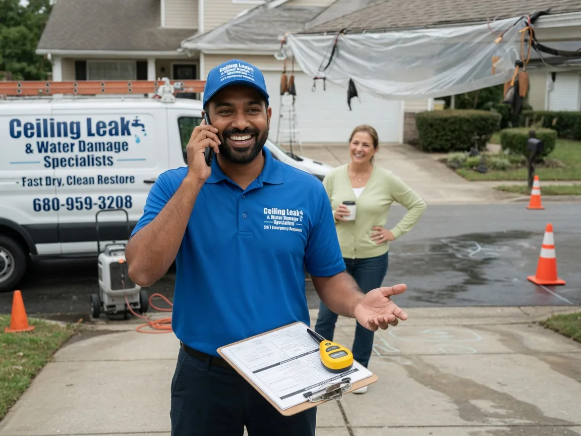 Ceiling Leak Cleanup Bartelso, IL FAQs